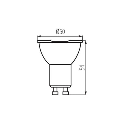 LAMPADINA LED IQ-LEDIM GU10 7,5W-NW - KANLUX