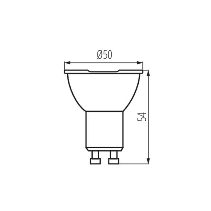 LAMPADINA LED IQ-LED GU10 5W-NW - KANLUX