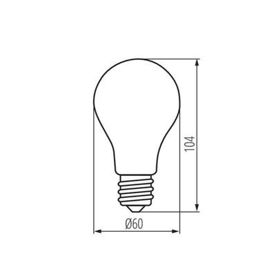 LAMPADINA LED XLEDA60 7W-WW-STEPDIM - KANLUX