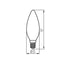 LAMPADINA LED XLED C35E14 6W-WW-M - KANLUX