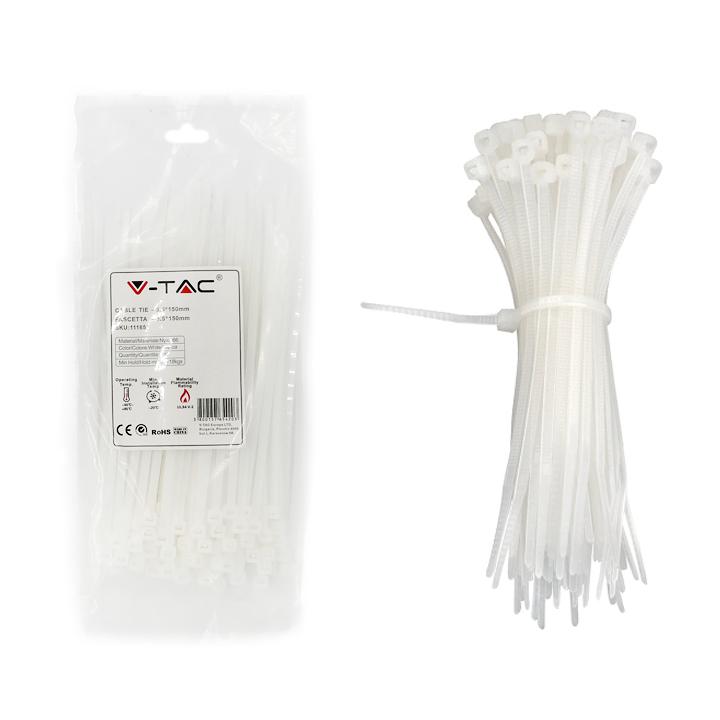 FASCETTA 3.5 X 150MM BIANCO 100 PCS/PACK
