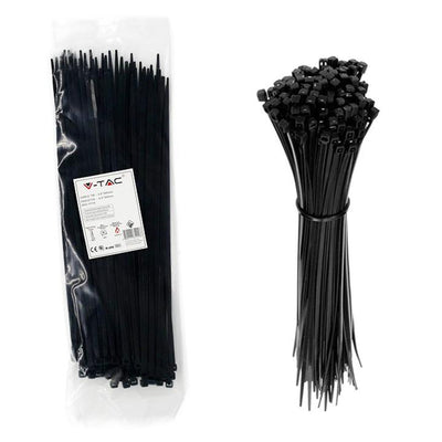 FASCETTA 4.5 X 300MM NERO 100 PCS/PACK