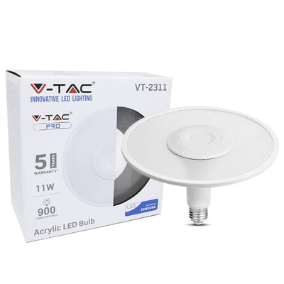 LED LAMPADA - SAMSUNG CHIP 11W ACRYLIC UFO PLASTICA 4000K