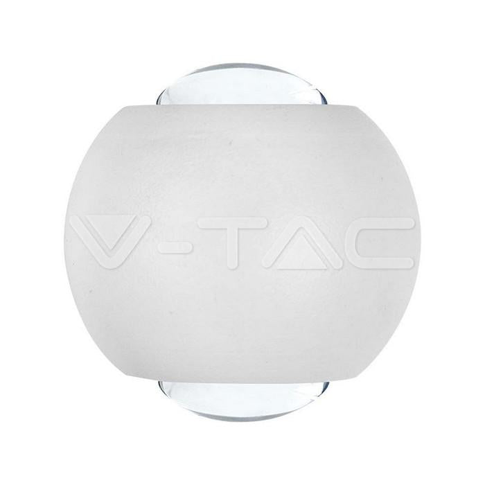 2W LAPADA LED DA MURO UP & DOWN 4000K CORPO BIANCO IP54