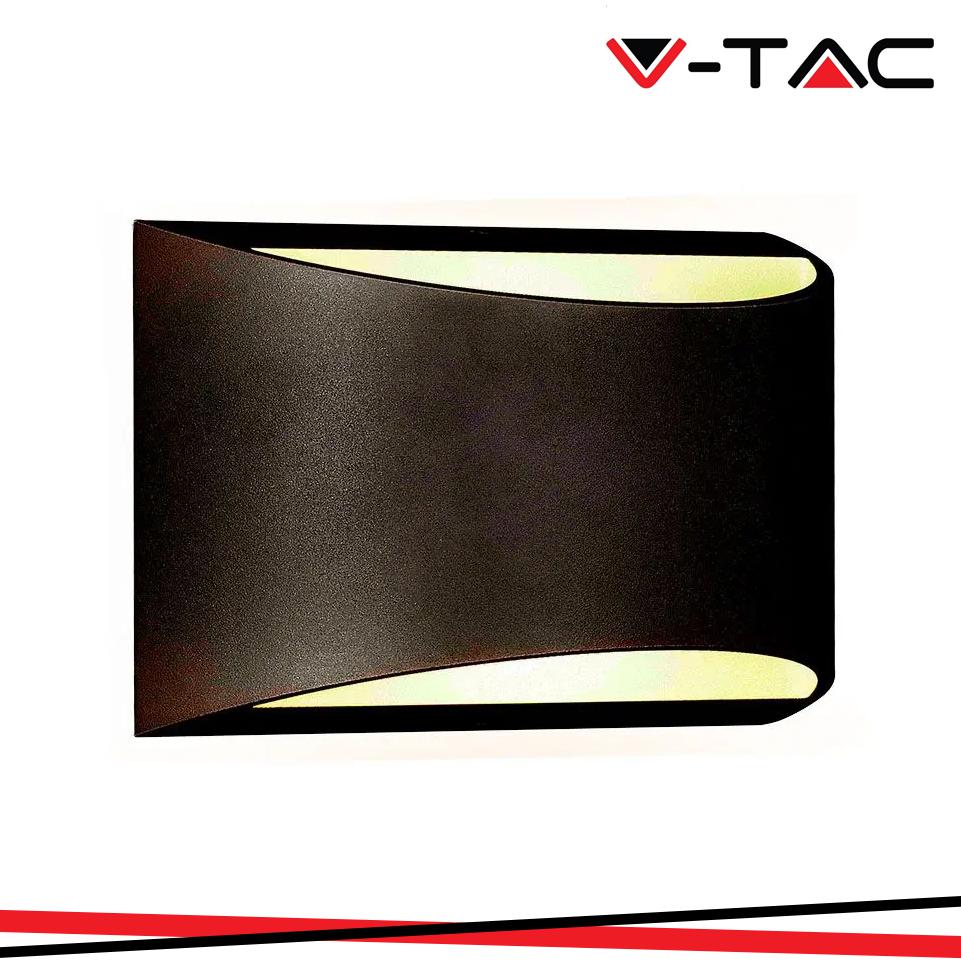 LAMPADA DA PARETE A LED 10W BRIDGELUX CHIP CORPO NERO 4000K
