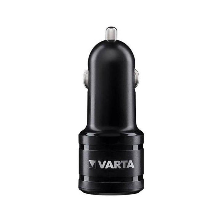 CARICA BATTERIE DA AUTO 4800 MA 2 X USB 24W VARTA