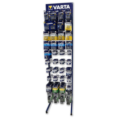 ESPOSITORE METALLICO DA TERRA 40 GANCI VARTA
