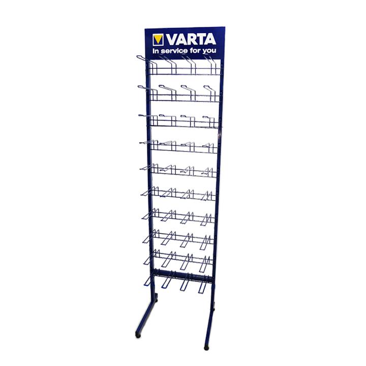 ESPOSITORE METALLICO DA TERRA 40 GANCI VARTA