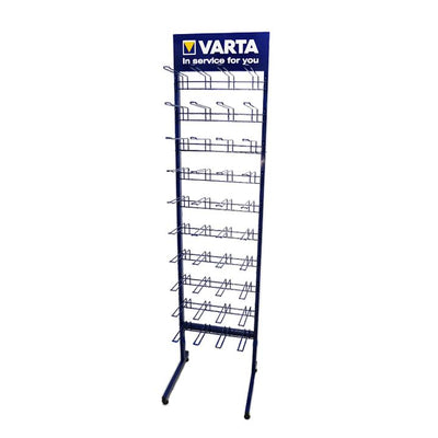 ESPOSITORE METALLICO DA TERRA 40 GANCI VARTA