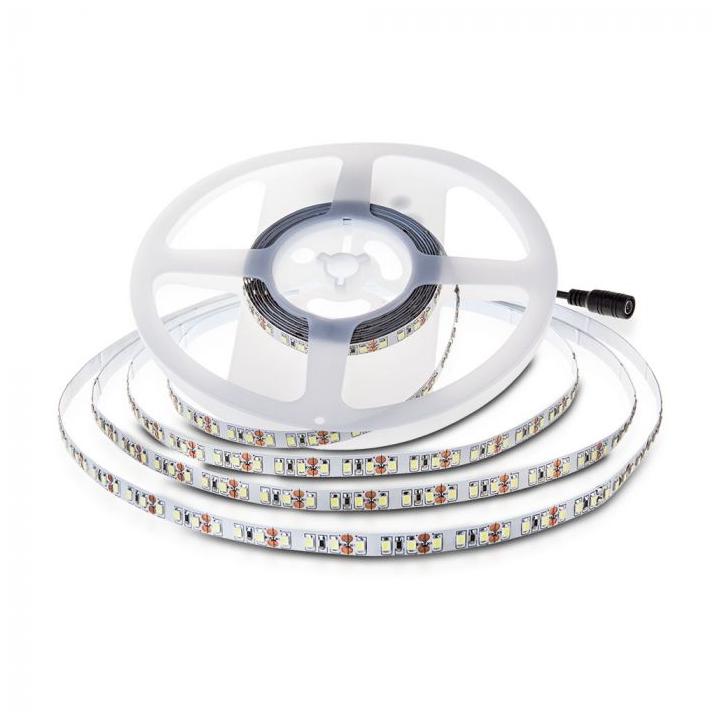 LED STRISCIA SMD2835 120 LEDS 24V IP20 6400K ROTOLO DOPPIO PCB 10M