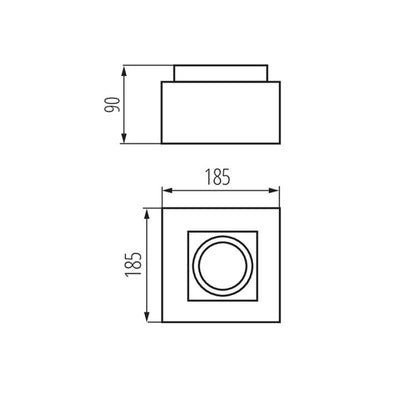 FARETTO DECORATIVO STOBI ES 50-W - KANLUX