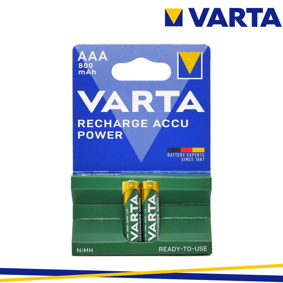 BATTERIE RICARICABILI MINISTILO AAA 1,2V 800MAH VARTA