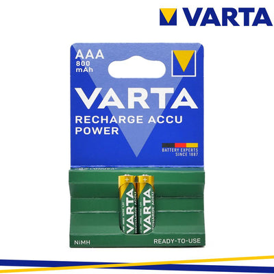 BATTERIE RICARICABILI MINISTILO AAA 1,2V 800MAH VARTA