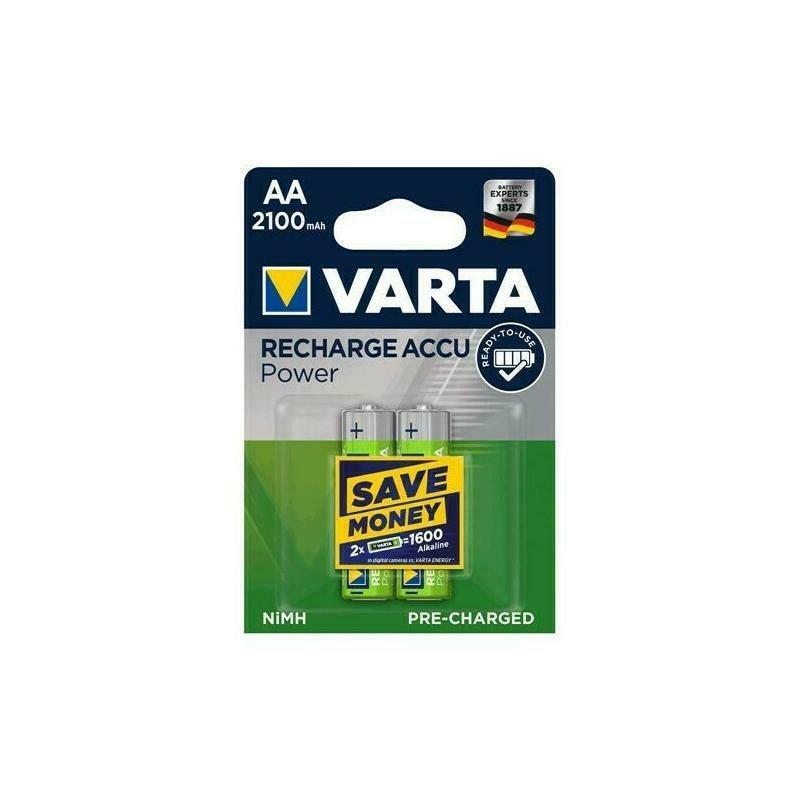 BATTERIE RICARICABILI STILO AA1,2V 2100MAH VARTA