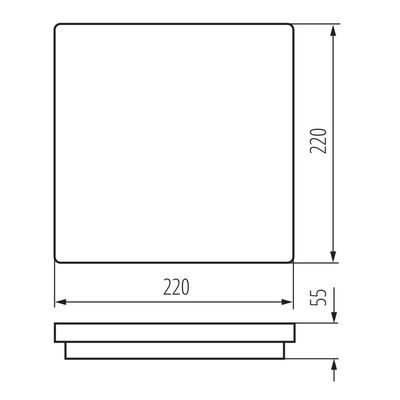 PLAFONIERA LED BENO 18W NW-L-W - KANLUX