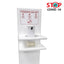 COLONNINA CON DISPENSER CON FOTOC. TANICA 280ML CON CESTINO