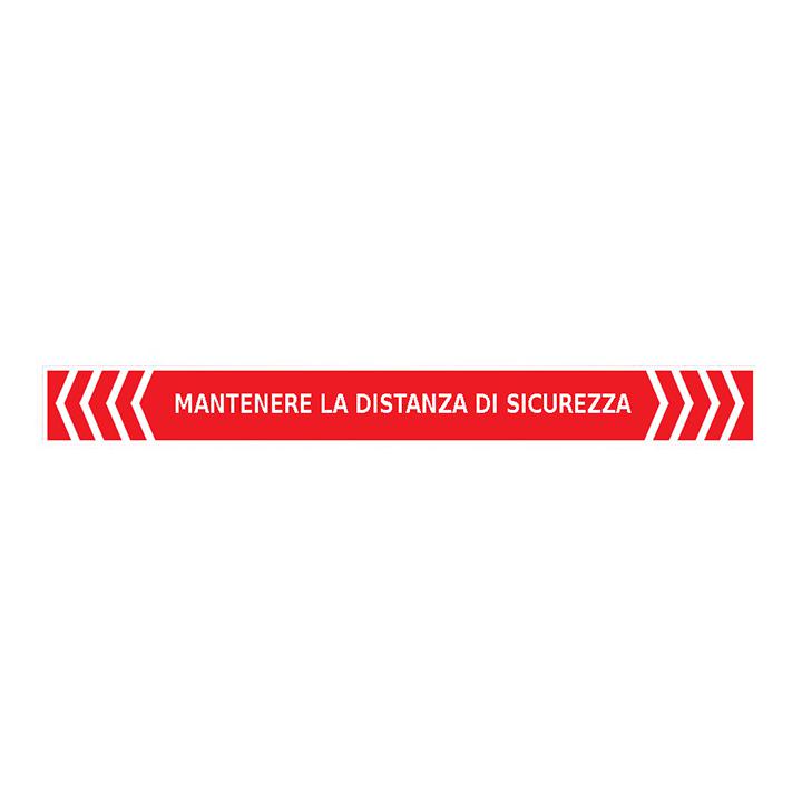 SEGNALETICA ADESIVA CALPESTABILE 50X10CM