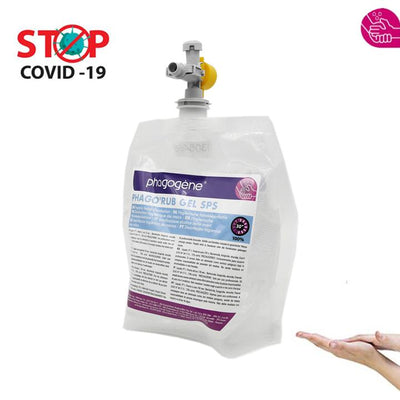 SACCA 800ML PHAGO RUB GEL SPS  SOLUZIONE ALCOLICA