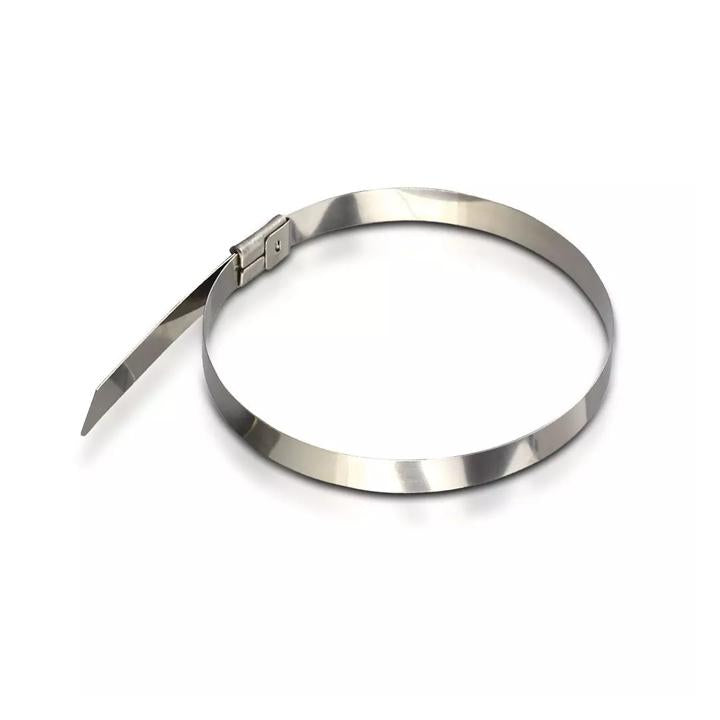 FASCETTA DI FISSAGGIO ACCIAIO INOX 4.6 X 250MM 100PCS/PACK