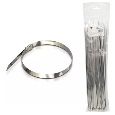 FASCETTA DI FISSAGGIO ACCIAIO INOX 4.6 X 350MM 100PCS/PACK