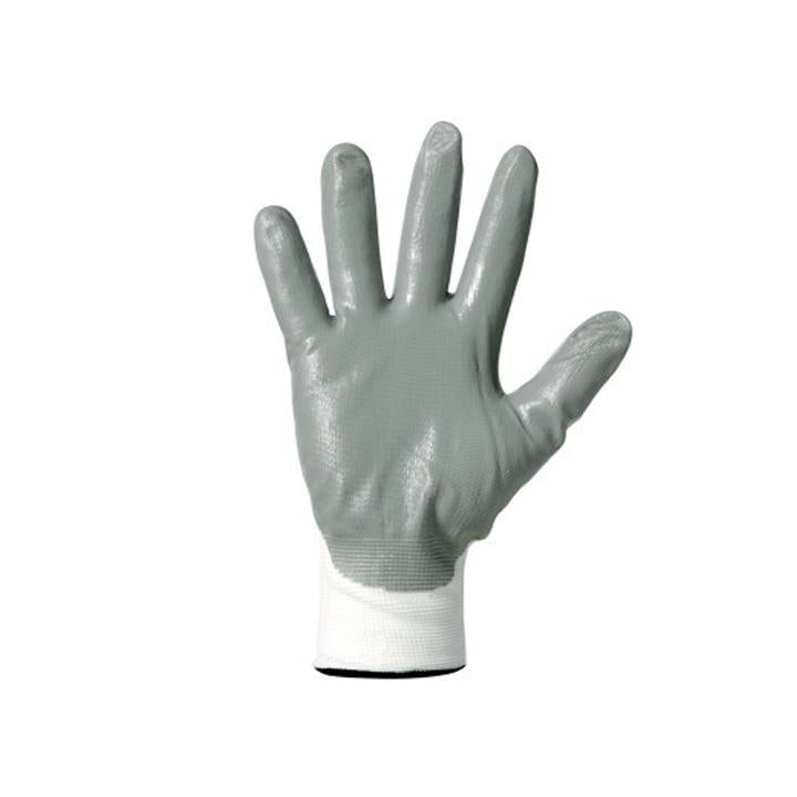 GUANTI SINTETICO MIS.8 NITRILE DORSO AREATO BIANCO