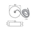 ACCESSORIO PER LAMPADA LINEARE ALIN CORD 1F-W - KANLUX