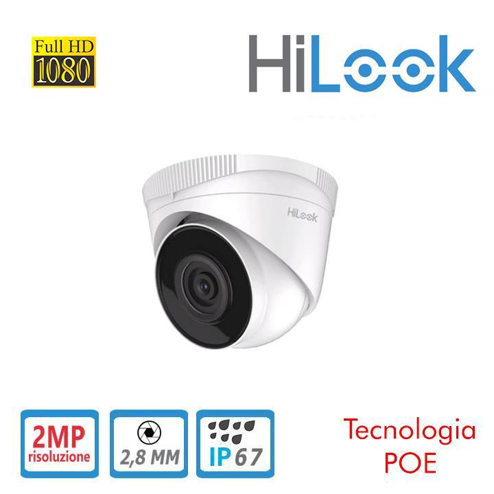 TURRENT 2MP IP 2,8MM IR30 IP67 HILOOK