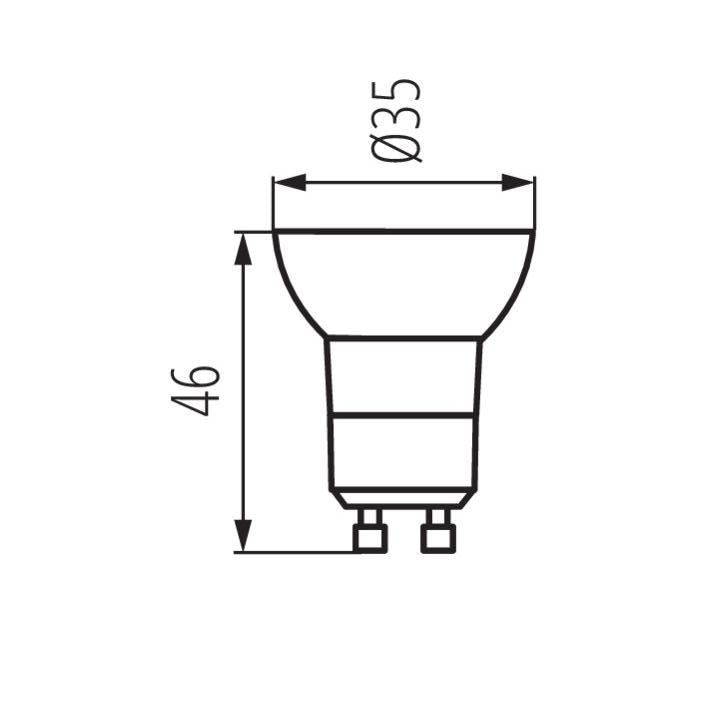 LAMPADINA LED REMI LED GU10-WW - KANLUX