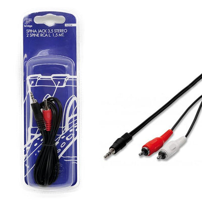 N204 ADATTATORE JACK 3,5M+2RCA