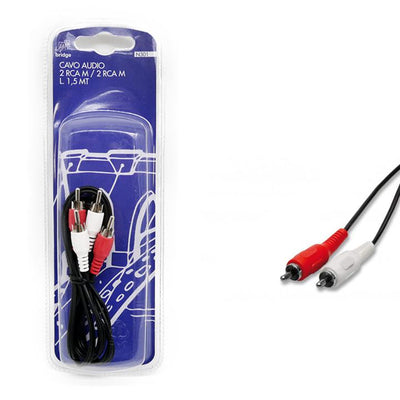 N301 CAVO 2RCA M+2RCA M-L     1,5MT