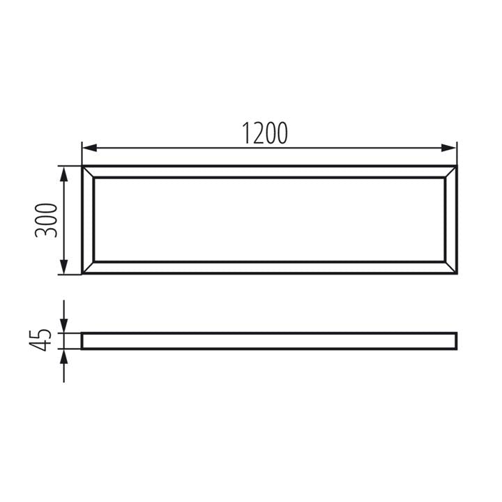 CORNICE PER BRAVO ADTR 12030 B - KANLUX