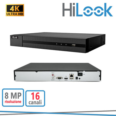 NVR-216MH-C 16CH H.265+ 2HDD   4K  METAL HILOOK