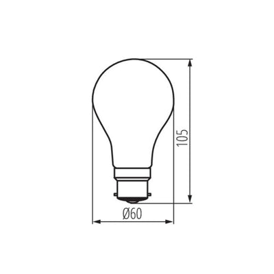 LAMPADINA LED XLED A60 B22 10W-WW-M - KANLUX