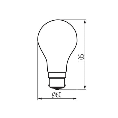 LAMPADINA LED XLED A60 B22 7W-WW - KANLUX