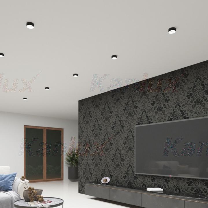 FARETTO DECORATIVO MINI RITI GU10 B/W - KANLUX