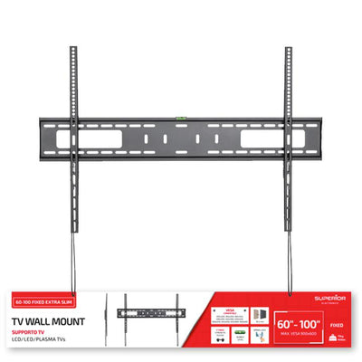 SUPPORTO TV 60-100 FIXED EXTRA SLIM SUPERIOR