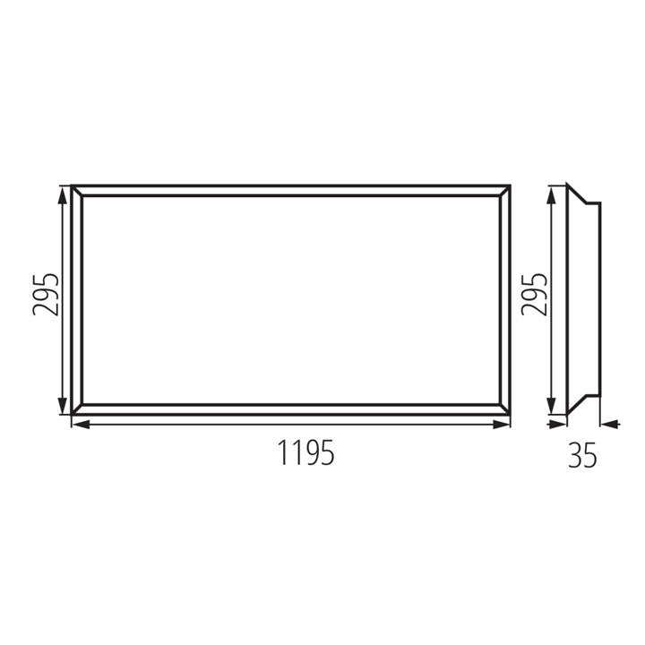 PANNELLO LED DA INCASSO BLINGO R 38W 12030 NW - KANLUX