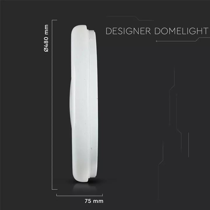 60W LED PLAFONIERA LED DI DESIGN 3 IN 1 CON TELECOMANDO DIMMERABILE ROTONDA