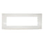 PLACCA 6007-01 7P BIANCO/VMR-P TECNOPOLIMERO T2