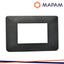 PLACCA 6803-30 3P ANTRACITE METAL