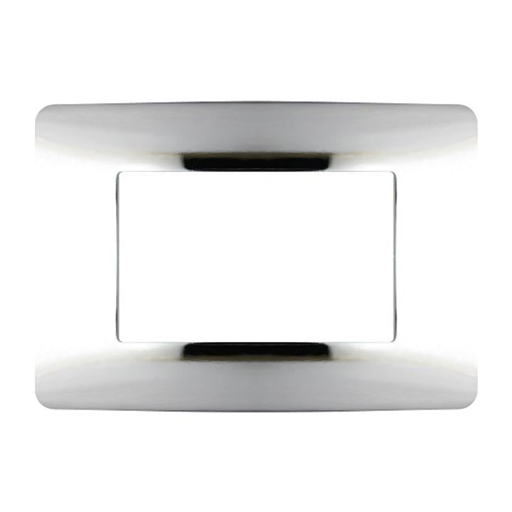 PLACCA 7803-4 3P CROMO SIMIL-MTX METALLO