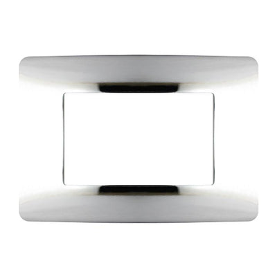 PLACCA 7803-4 3P CROMO SIMIL-MTX METALLO