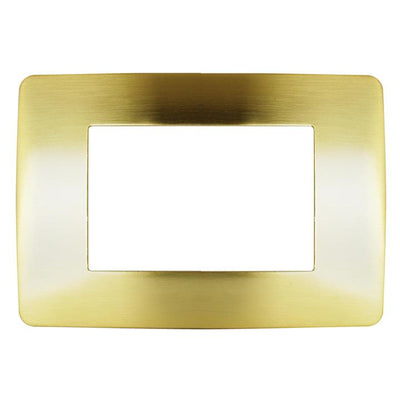 PLACCA 7803-6 3P ORO SPAZZOLATO SIMIL-MTX METALLO
