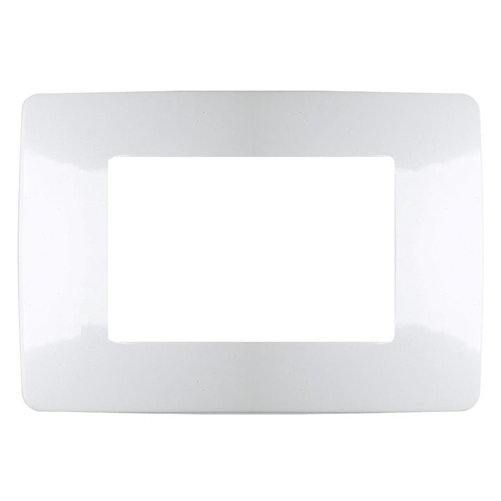 PLACCA 7806-1 6P BIANCO SIMIL-MTX METAL