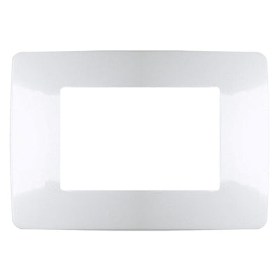PLACCA 7806-1 6P BIANCO SIMIL-MTX METAL