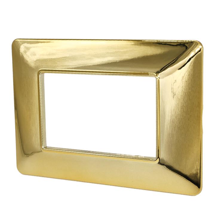 PLACCA 8003-03 3P ORO LUCIDO/MTX TECNOPOLIMERO