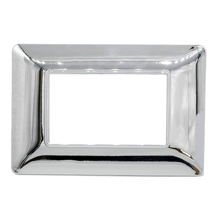 PLACCA 8003-04 3P ARGENTO CROMO MTX
