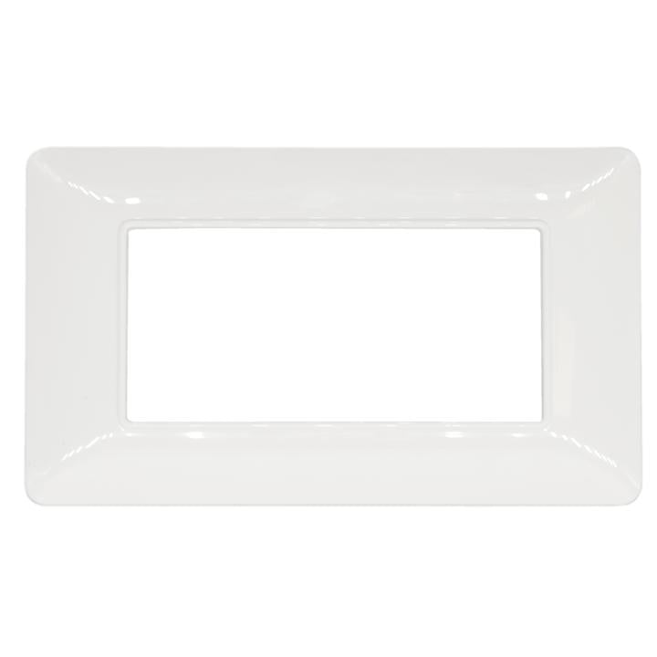 PLACCA 8004-01 4P BIANCA/MTX TECNOPOLIMERO T3