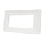 PLACCA 8004-01 4P BIANCA/MTX TECNOPOLIMERO T3