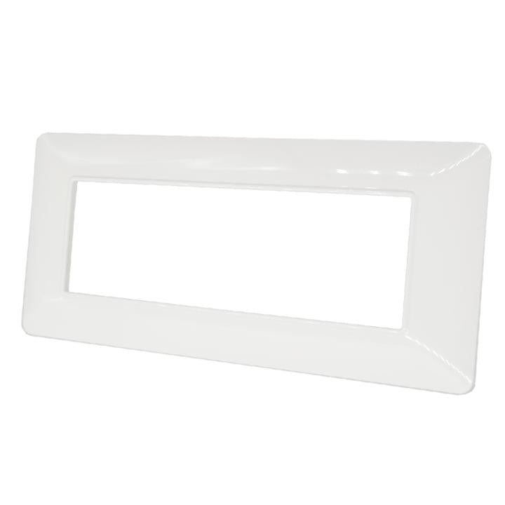 PLACCA 8007-01 6P BIANCA/MTX TECNOPOLIMERO T3
